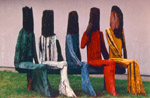 Five Persons on Bench